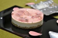 桜レアチーズケーキ　
